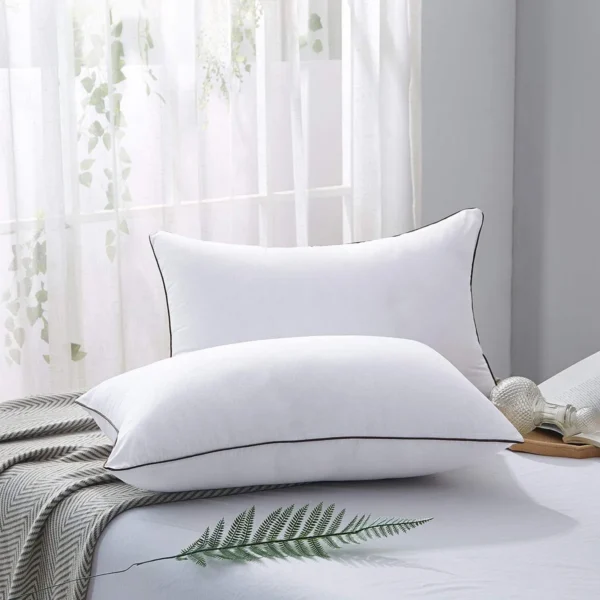 Luxury Medium Firm Hotel Cotton Pillow - Image 3