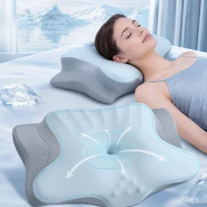 CoolRest Cervical Neck Butterfly Pillow