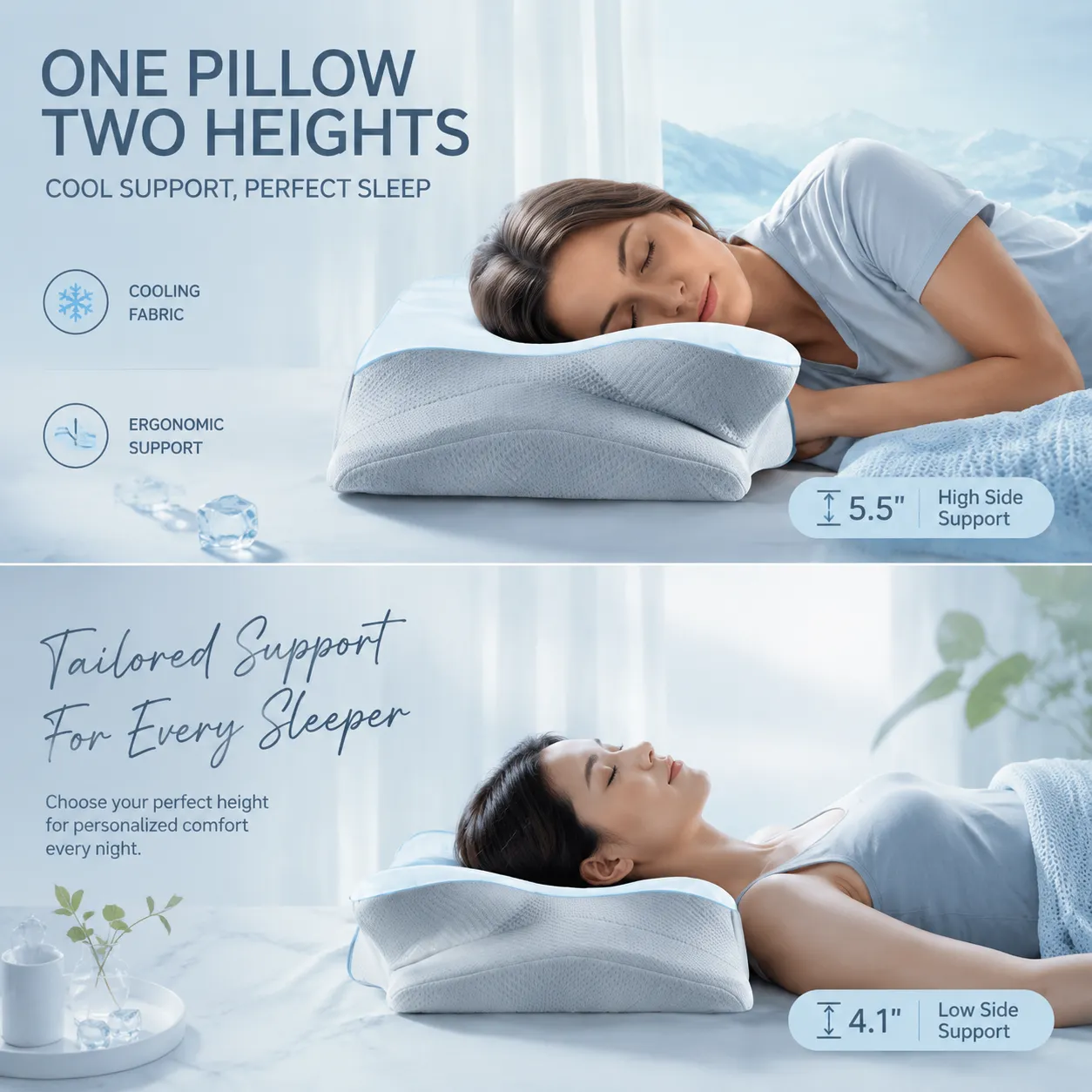 CoolRest Cervical Neck Butterfly Pillow - Image 4