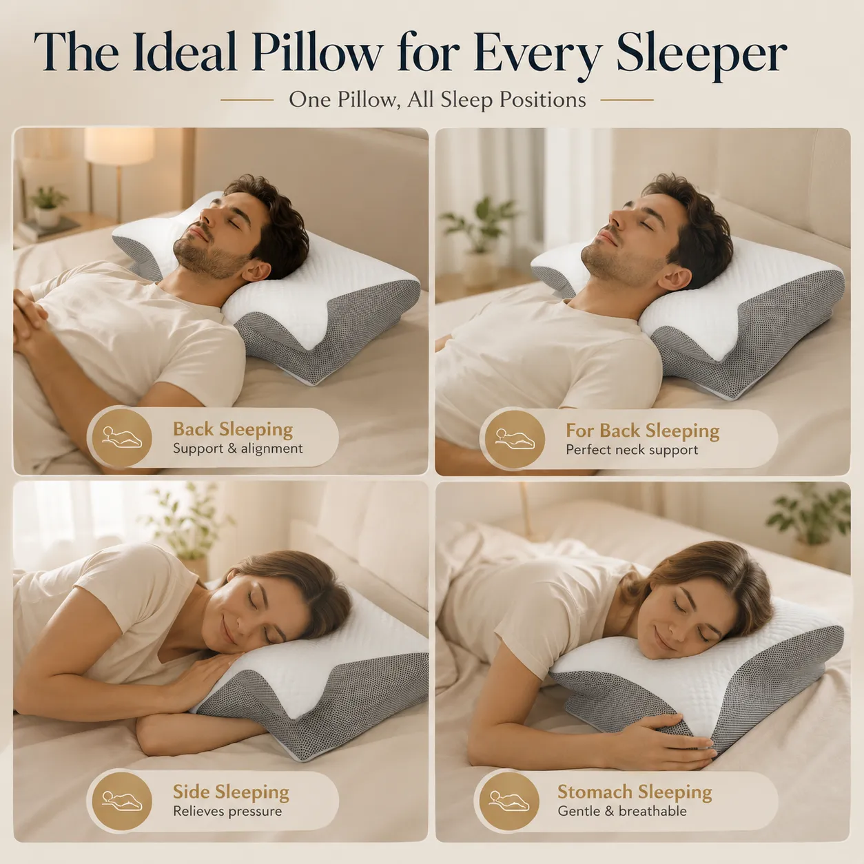 ErgoWave Core Support Cervical Pillow - Image 5